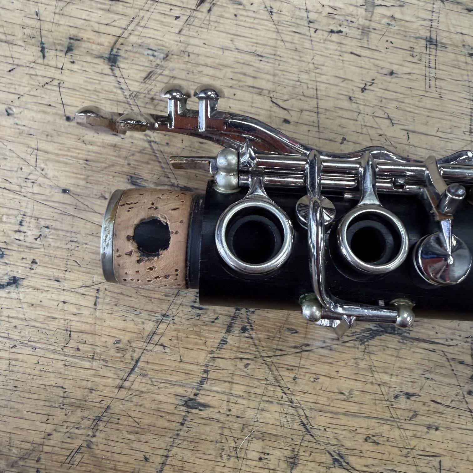 Vintage Buffet R-13 F Prefix Modified Boehm Prestige Pro Professional Wood Clarinet with Case and Two Barrels - Image 7
