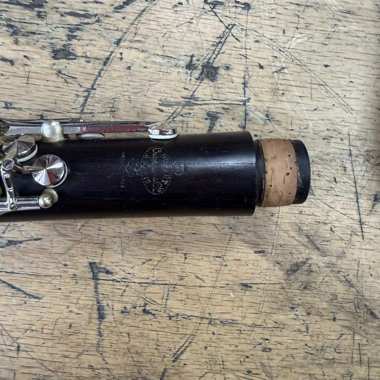 Vintage Buffet R-13 F Prefix Modified Boehm Prestige Pro Professional Wood Clarinet with Case and Two Barrels - Image 9