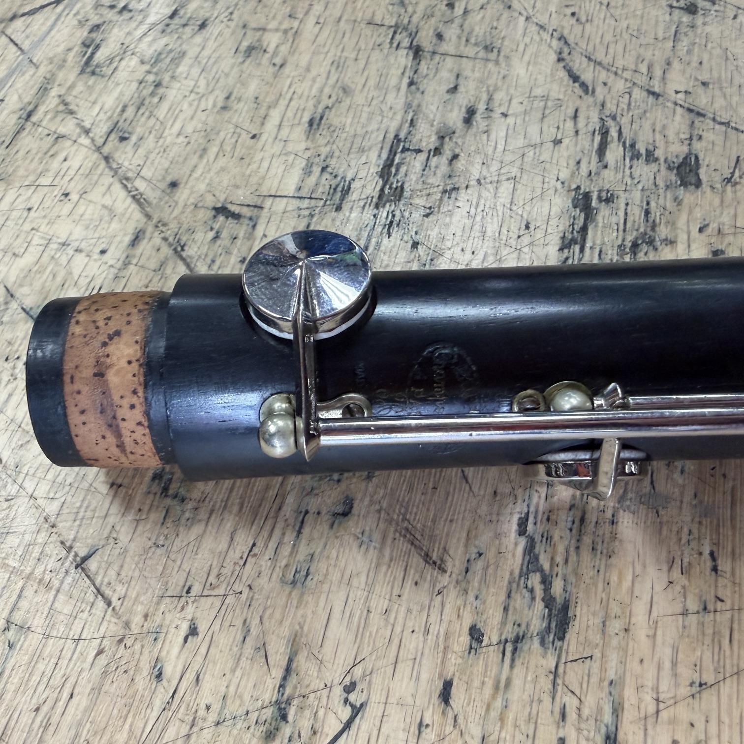 Vintage Buffet R-13 F Prefix Modified Boehm Prestige Pro Professional Wood Clarinet with Case and Two Barrels - Image 12