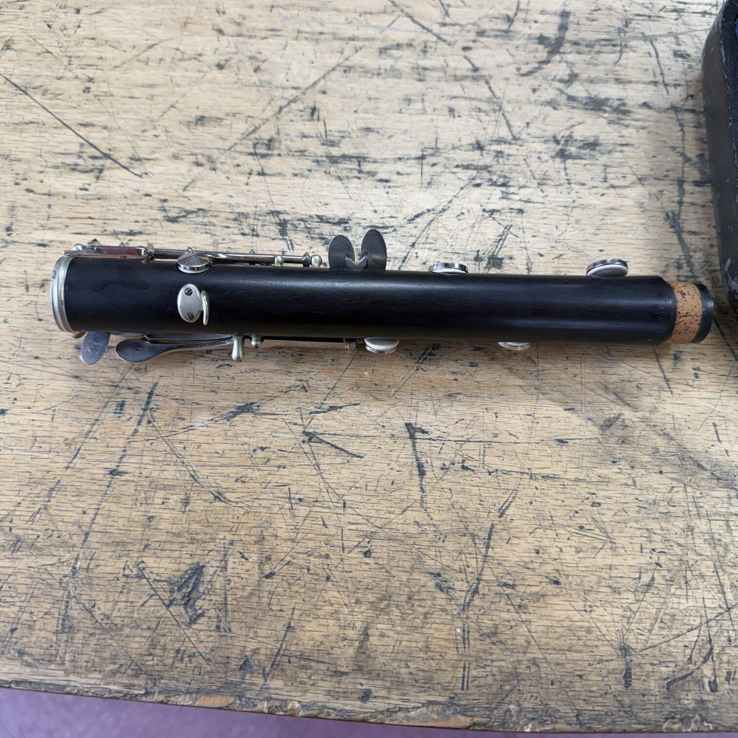 Vintage Buffet R-13 F Prefix Modified Boehm Prestige Pro Professional Wood Clarinet with Case and Two Barrels - Image 14