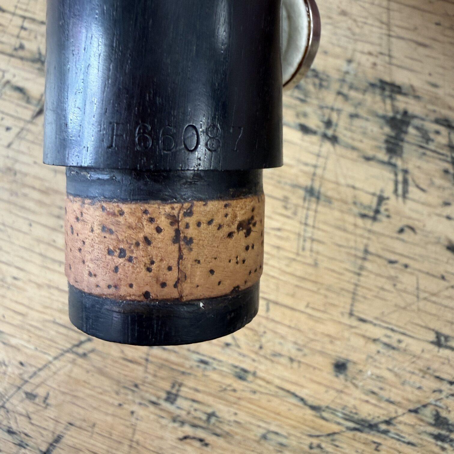 Vintage Buffet R-13 F Prefix Modified Boehm Prestige Pro Professional Wood Clarinet with Case and Two Barrels - Image 15