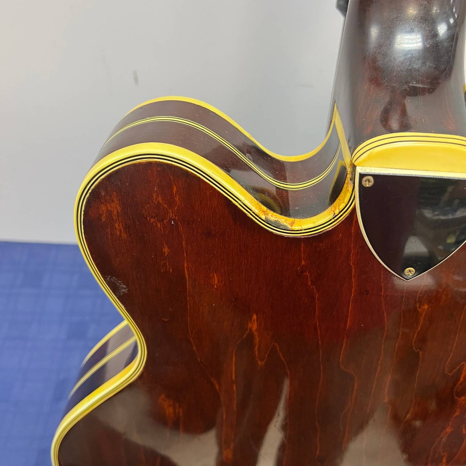 Vintage Gretsch Super Chet Hollowbody Electric Guitar 1972 with Epiphone Case Project - Image 21