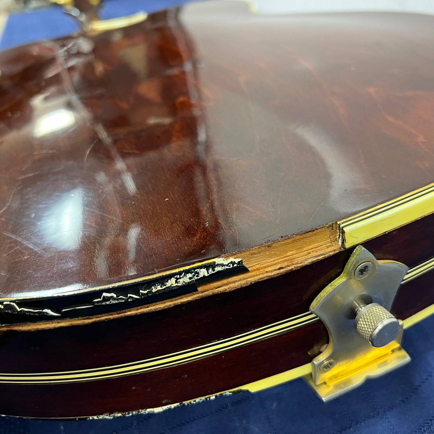 Vintage Gretsch Super Chet Hollowbody Electric Guitar 1972 with Epiphone Case Project - Image 26