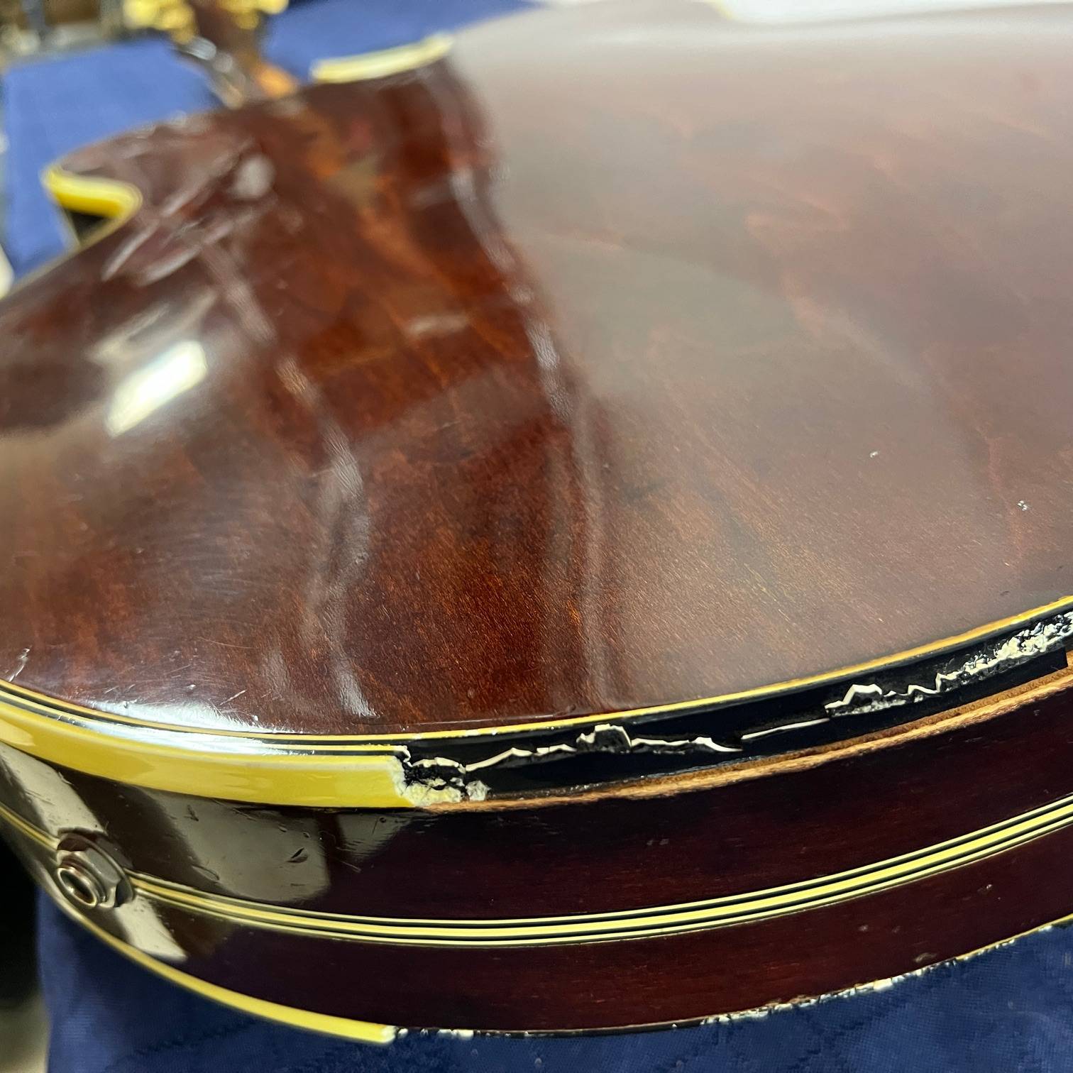 Vintage Gretsch Super Chet Hollowbody Electric Guitar 1972 with Epiphone Case Project - Image 27