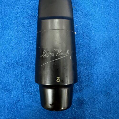 Used George M. Bundy 3 Hard Rubber Alto Sax Saxophone Mouthpiece - Image 2