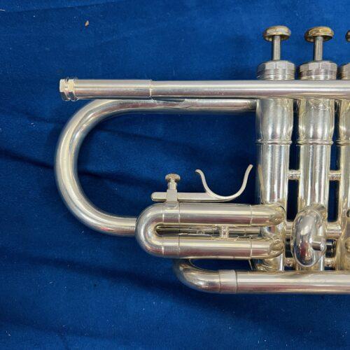 Vintage Olds Super Star Bb Silver Cornet Fullerton California USA with Original Case Just Serviced 1972 - Image 8