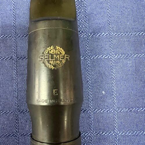 Vintage Selmer Paris Scroll E Hard Rubber Tenor Sax Saxophone Mouthpiece - Image 2