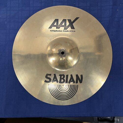 Used Sabian AAXplosion 16" Crash Cymbal AAX 1136 Grams