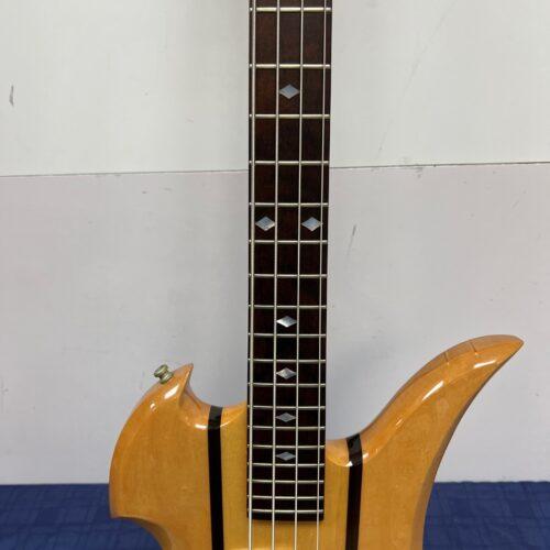Vintage BC Rich USA Mockingbird 4-string electric bass guitar neck through body with Original Case Early 1980's - Image 9