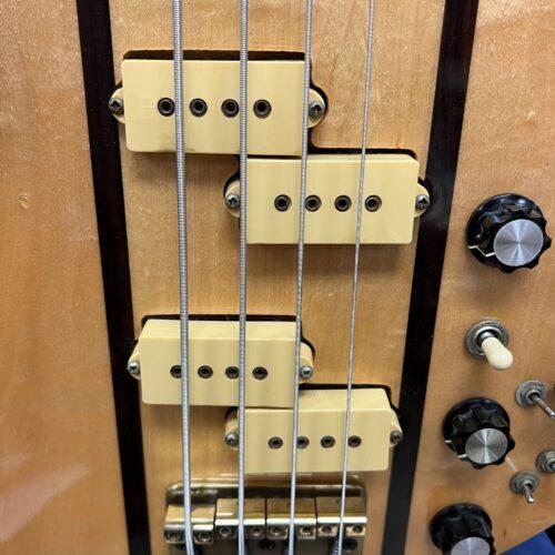 Vintage BC Rich USA Mockingbird 4-string electric bass guitar neck through body with Original Case Early 1980's - Image 7