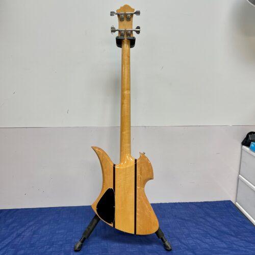 Vintage BC Rich USA Mockingbird 4-string electric bass guitar neck through body with Original Case Early 1980's - Image 14
