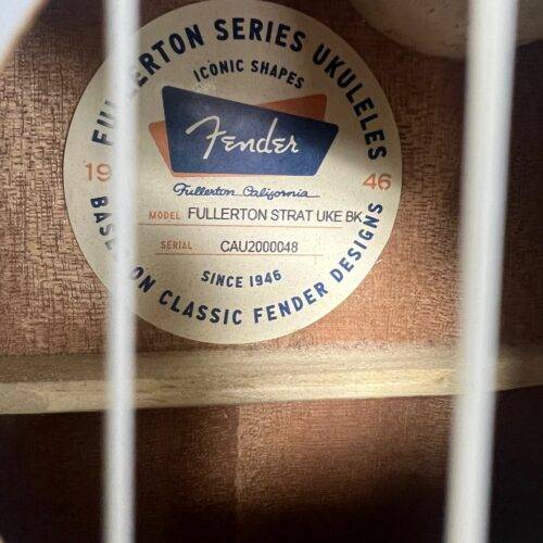 Used Fender Fullerton Strat Uke Acoustic Electric Ukulele - Image 9