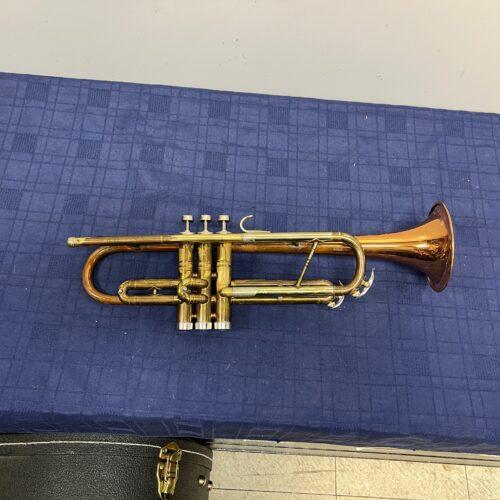 Vintage Conn Director Bb Trumpet with Original Case and Mouthpiece Copper Bell 1956 - Image 2