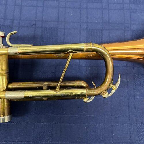 Vintage Conn Director Bb Trumpet with Original Case and Mouthpiece Copper Bell 1956 - Image 6