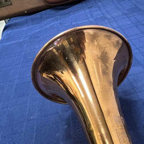 Vintage Conn Director Bb Trumpet with Original Case and Mouthpiece Copper Bell 1956 - Image 16