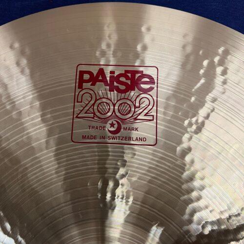 Used Paiste 2002 24" Ride Cymbal Made in Switzerland 3776 Grams - Image 2