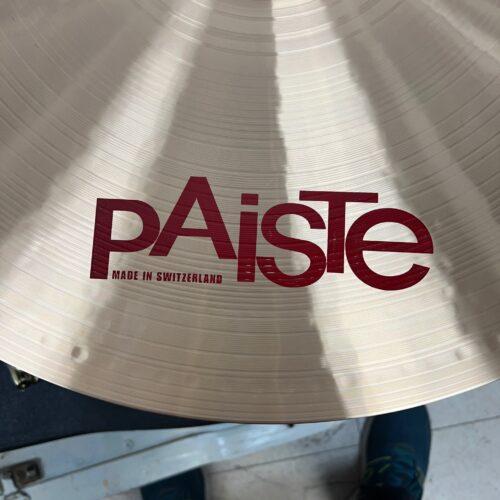 Used Paiste 2002 24" Ride Cymbal Made in Switzerland 3776 Grams - Image 8