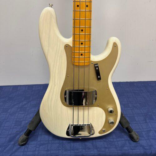 Used Fender American Vintage P Precision 4-String Electric Bass Guitar Blonde over Ash with Case 2012 - Image 8