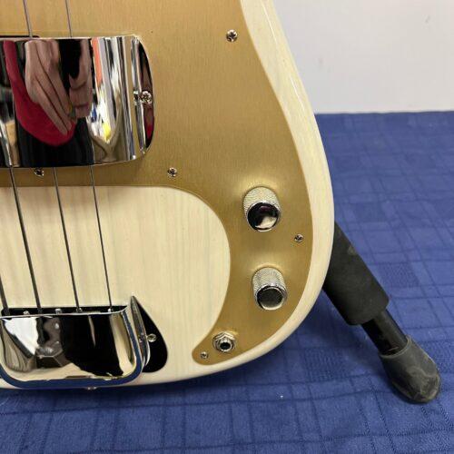 Used Fender American Vintage P Precision 4-String Electric Bass Guitar Blonde over Ash with Case 2012 - Image 11