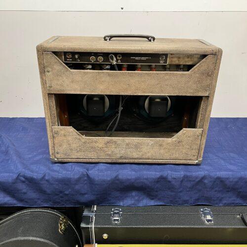 Vintage Fender Super 6G4A Brownface 40-Watt 2x10" Tube Guitar Combo Guitar Amp Amplifier 1960 - Image 5