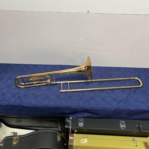 Used Yamaha YSL-682G Large Bore Tenor Trombone w/ F Attachment with Case and Mouthpiece Just Serviced - Image 2