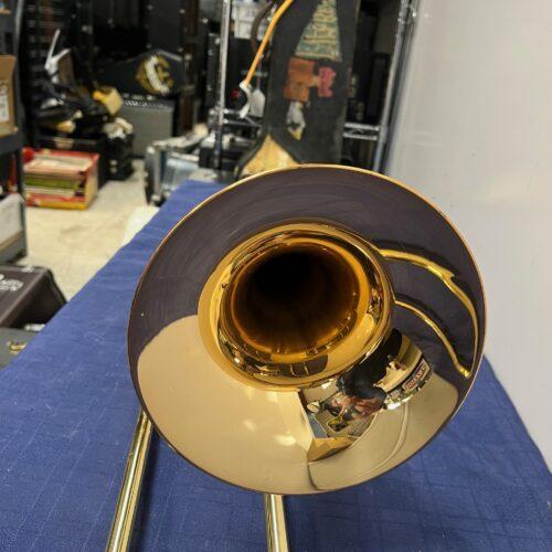 Used Yamaha YSL-682G Large Bore Tenor Trombone w/ F Attachment with Case and Mouthpiece Just Serviced - Image 5