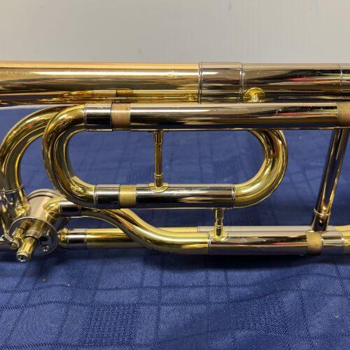 Used Yamaha YSL-682G Large Bore Tenor Trombone w/ F Attachment with Case and Mouthpiece Just Serviced - Image 11