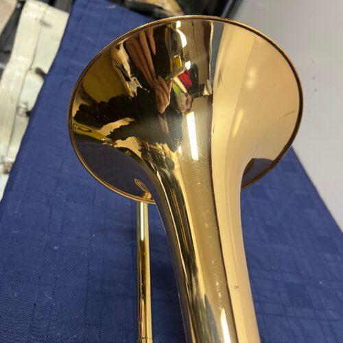 Used Yamaha YSL-682G Large Bore Tenor Trombone w/ F Attachment with Case and Mouthpiece Just Serviced - Image 13