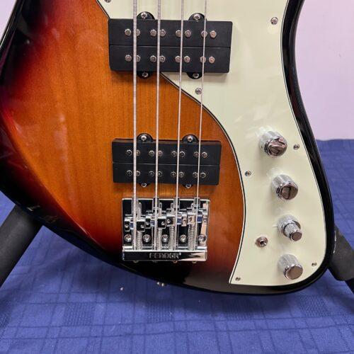 Used Fender Player Plus Meteora Active 4-String Electric Bass Guitar with Gator LED Hard Case 2021 - Image 6