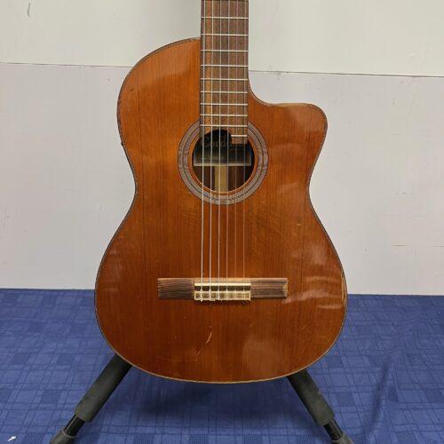 Used Cordoba Fusion Series 12 Natural Acoustic Electric Classical Nylon String Guitar with Gig Bag - Image 7