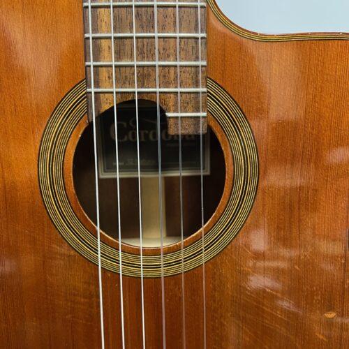 Used Cordoba Fusion Series 12 Natural Acoustic Electric Classical Nylon String Guitar with Gig Bag - Image 8