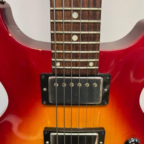 Vintage 1998 Gibson Les Paul Studio Double Cutaway Electric Guitar Cherry Sunburst DC with Gibson Case - Image 10