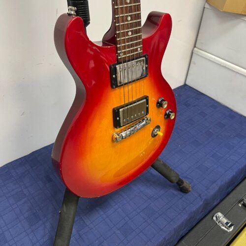 Vintage 1998 Gibson Les Paul Studio Double Cutaway Electric Guitar Cherry Sunburst DC with Gibson Case - Image 14