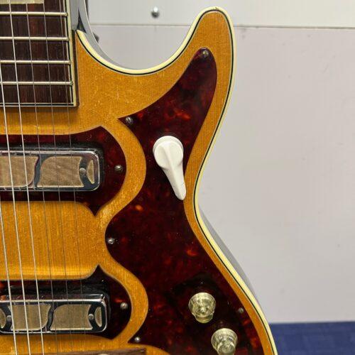 Vintage Harmony StratoTone Jupiter H49 Semi-Hollow Electric Guitar Late 1950's Early 1960's Made in the USA - Image 9