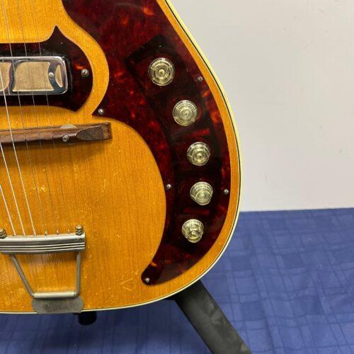 Vintage Harmony StratoTone Jupiter H49 Semi-Hollow Electric Guitar Late 1950's Early 1960's Made in the USA - Image 10