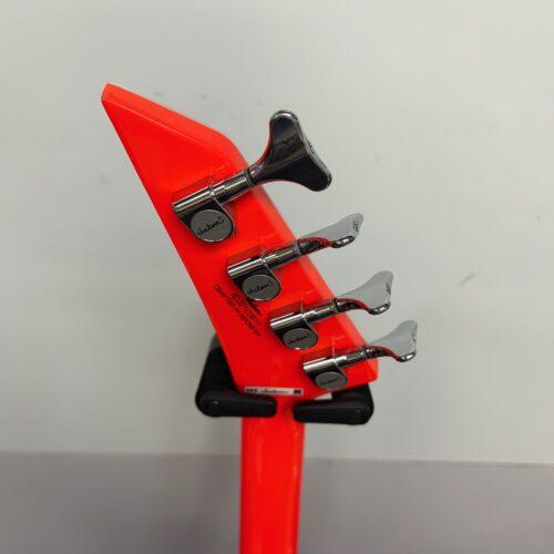 Used Jackson X Series Through-Body Maple Neck Active 4-String Electric Bass Guitar Rocket Red - Image 15