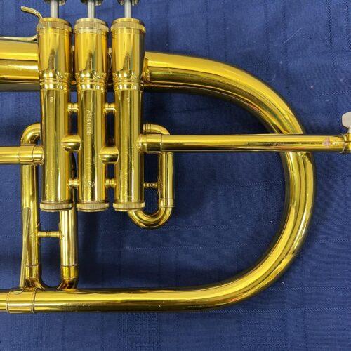 Used King 650 Bb Flugelhorn with Case and Mouthpiece Just Serviced Made in the USA - Image 4