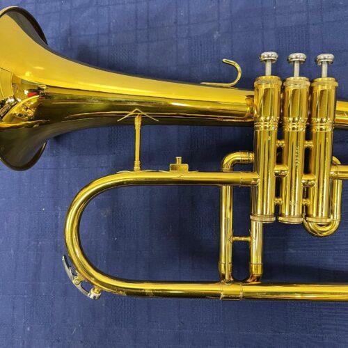 Used King 650 Bb Flugelhorn with Case and Mouthpiece Just Serviced Made in the USA - Image 6