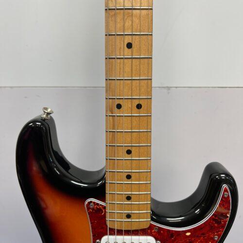 Used Fender Strat Stratocaster Electric Guitar Made in Mexico 1999 Sunburst - Image 7