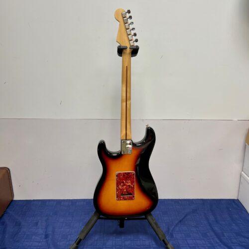 Used Fender Strat Stratocaster Electric Guitar Made in Mexico 1999 Sunburst - Image 14