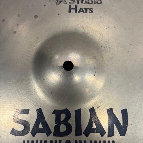 Used Sabian AAX Studio Hats 14" Hi Hat Cymbals - Image 4