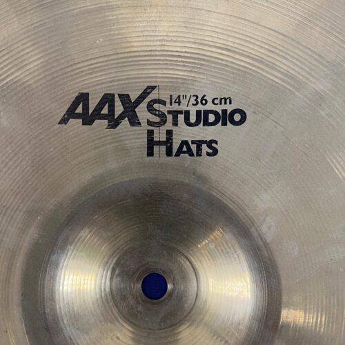 Used Sabian AAX Studio Hats 14" Hi Hat Cymbals - Image 13