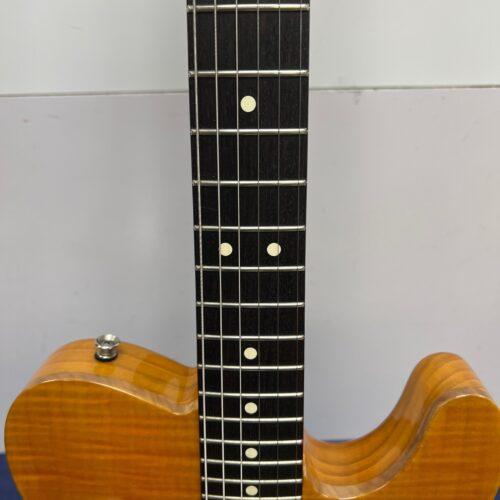 Used Fender Select Series American Tele Telecaster Carved Top Amber Custom Electric Guitar with Case - Image 6