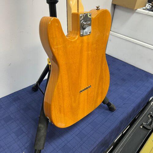 Used Fender Select Series American Tele Telecaster Carved Top Amber Custom Electric Guitar with Case - Image 24