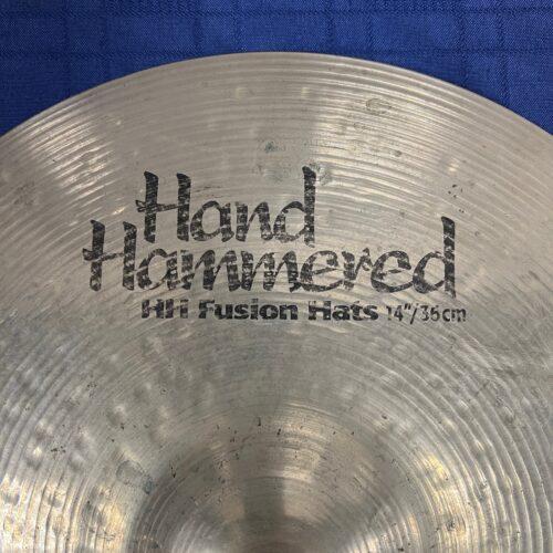 Used Sabian Hand Hammered HH Fusion Hats 14" Hi Hat Cymbals - Image 3