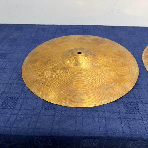 Used Paiste 404 14" Heavy Hi Hat Cymbals - Image 7