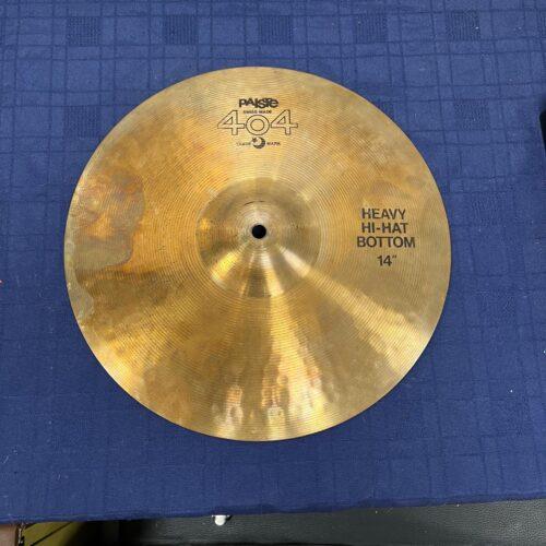 Used Paiste 404 14" Heavy Hi Hat Cymbals - Image 9