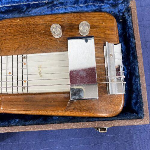 Vintage Noble Magnatone Lap Steel Guitar with Original Case - Image 6