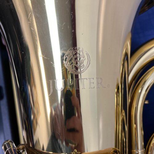 Used Jupiter JCB-482 3/4 Size 4-Valve Bb Tuba with Original Case and Mouthpiece Just Serviced - Image 5