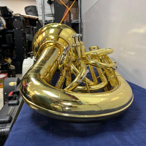 Used Jupiter JCB-482 3/4 Size 4-Valve Bb Tuba with Original Case and Mouthpiece Just Serviced - Image 7